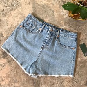 New high waist jean shorts